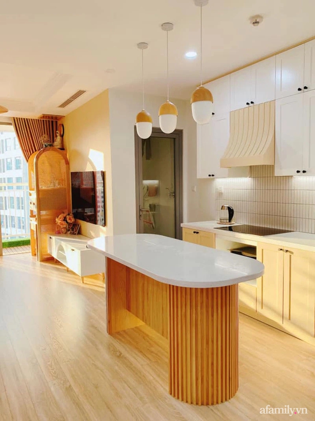 Không gian sống ấm cúng của căn hộ gần 100m² ở Hà Nội, có tổng chi phí nội thất 300 triệu đồng - Ảnh 7.