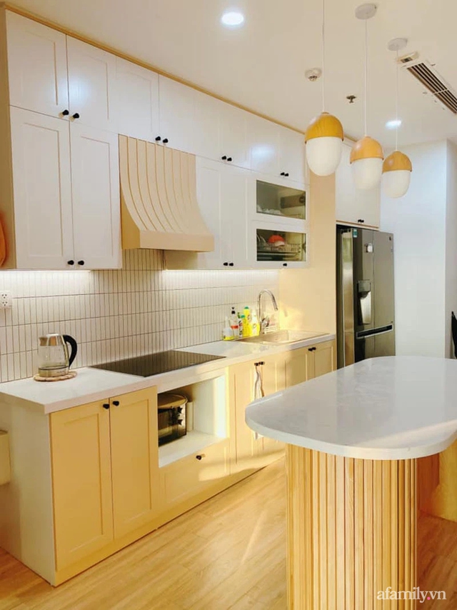 Không gian sống ấm cúng của căn hộ gần 100m² ở Hà Nội, có tổng chi phí nội thất 300 triệu đồng - Ảnh 10.