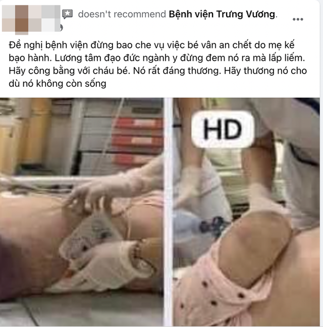  Bệnh viện Trưng Vương lên tiếng sau tin đồn Phó Giám đốc là ông nội bé gái 8 tuổi bị bạo hành - Ảnh 4.