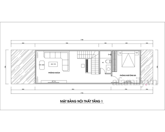 Thiết kế nhà phố 4 tầng, diện tích 70m² với chi phí 275 triệu đồng - Ảnh 2.