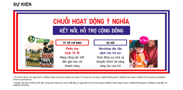 “Ông lớn’ thời trang UNIQLO hợp tác Phiên chợ Xanh – Tử tế triển khai bán hàng nông sản Việt Nam ở 4 cửa hàng tại TP.HCM - Ảnh 10.