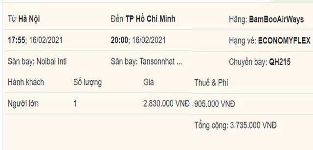  Giá vé máy bay Tết rẻ kỷ lục, đường bay TP HCM – Hà Nội giảm giá bất ngờ - Ảnh 1.