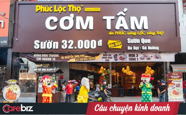 Phúc Lộc Thọ hiện đang là chuỗi cơm tấm lớn nhất Việt Nam với 33 cửa hàng.
