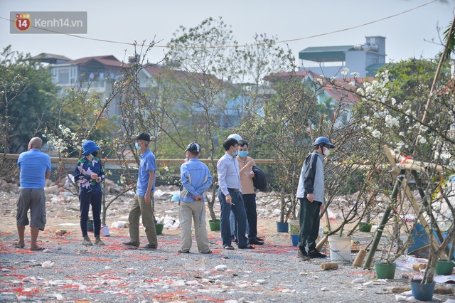 Ảnh: Hàng trăm người dân Hà Nội đổ xô đi mua hoa lê về chơi Rằm tháng Giêng - Ảnh 7.