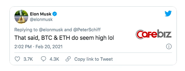 Nâng lên tận mây xanh, bỏ ra cả tỷ USD đầu tư rồi sau đó lại đăng tweet dìm Bitcoin khiến tài sản bốc hơi 15 tỷ USD: Elon Musk đang toan tính gì? - Ảnh 1.