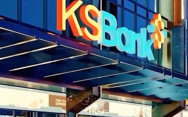 Logo KSBank xuất hiện bên ngoài tòa nhà Sunshine Center tại Hà Nội.