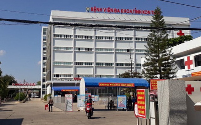 Bệnh viện đa khoa tỉnh Kon Tum, nơi điều trị các bệnh nhân.