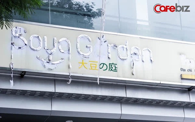 Cửa hàng Soya Garden trên phố Giang Văn Minh đang được cho thuê mặt bằng. Ảnh: Hoàng Hải.