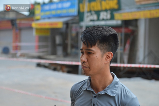 Cuộc sống đảo lộn sau 1 tuần xuất hiện hố tử thần ở Hà Nội: Công việc làm ăn bị đình trệ, con cháu phải mang đi gửi - Ảnh 3.