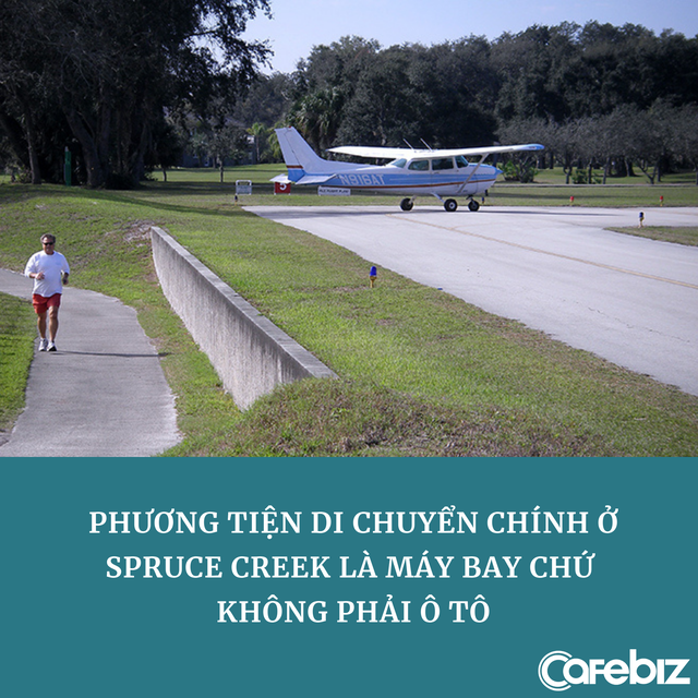 Thị trấn không có gì ngoài ‘điều kiện’: Cư dân lái máy bay đi ăn sáng, hầu như nhà nào cũng có bãi đỗ trước cửa - Ảnh 2.