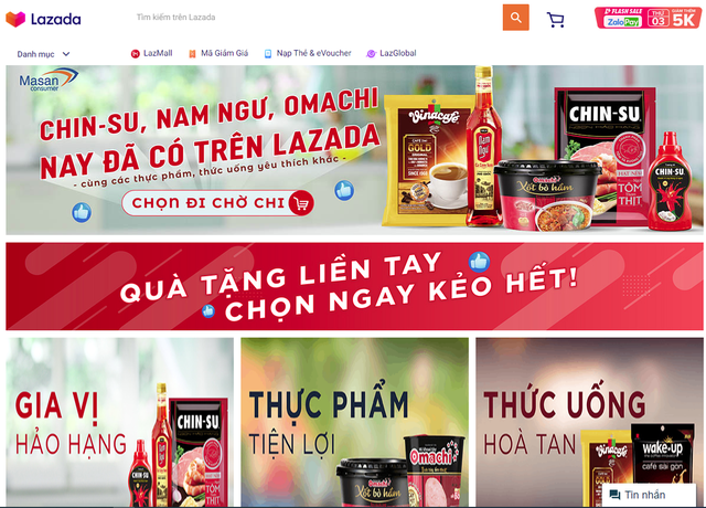 Masan bắt tay Alibaba, người tiêu dùng có thể đi chợ VinMart online, mua nước mắm Chinsu, mỳ Omachi… trên Lazada - Ảnh 1.