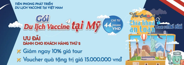 Công ty du lịch Việt tung tour đi Mỹ tiêm vaccine Covid-19: Giá từ 45 triệu đồng chưa bao gồm vé máy bay và chi phí phát sinh với chiều về - Ảnh 1.