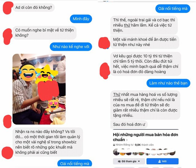 Thực hư quản lý nghệ sĩ tiết lộ: Kêu gọi 10 tỷ từ thiện 5 tỷ, lãi ít nhất 50%, việc minh bạch quá dễ, thậm chí có hoá đơn đỏ đàng hoàng? - Ảnh 2. Thực hư quản lý nghệ sĩ tiết lộ: Kêu gọi 10 tỷ từ thiện 5 tỷ, lãi ít nhất 50%, việc minh bạch quá dễ, thậm chí có hoá đơn đỏ đàng hoàng? - Ảnh 2.