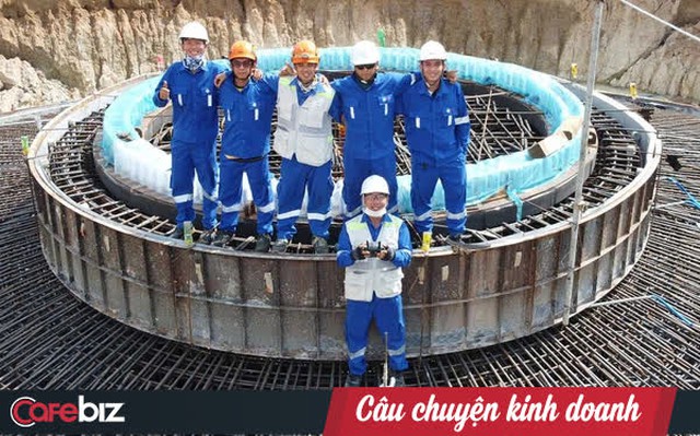 Công trường dự án điện gió Lợi Hải 2 ở tỉnh Ninh Thuận. Ảnh: TBW
