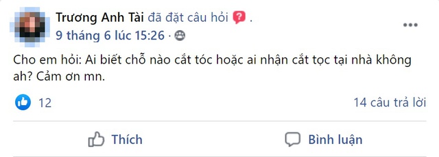 Dịch vụ cắt tóc về tận nhà hút khách trong mùa dịch - Ảnh 1.