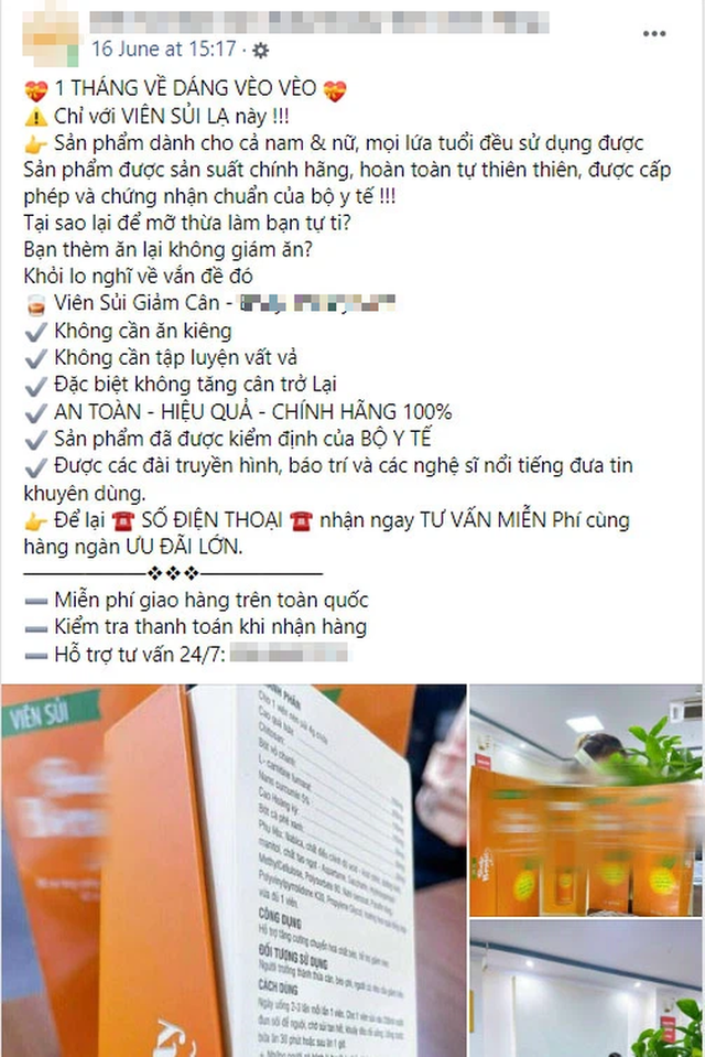 Bát nháo thị trường viên sủi giảm cân, nghệ sĩ Việt thi nhau quảng cáo thổi phồng công dụng: Hệ lụy khôn lường - Ảnh 3.