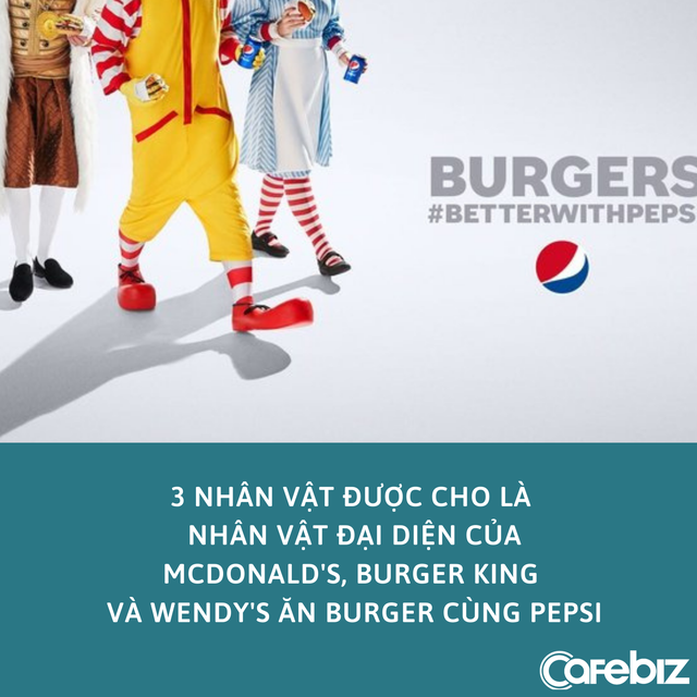 Marketing nhiều não như Pepsi: Chỉ ra logo của mình trên giấy gói của những chuỗi đồ ăn nói không với Pepsi - Ảnh 2.