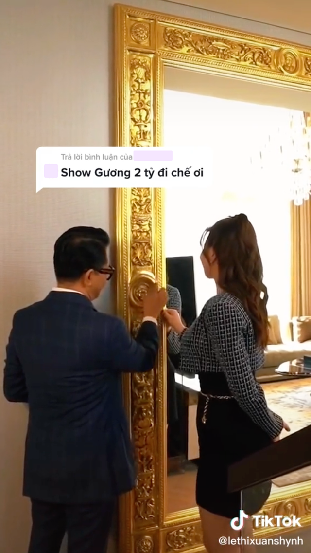  Thái Công gây choáng khi đặt vào nhà nữ đại gia tấm gương giá 2 tỷ, netizen kêu đưa 10 triệu mua về cho cái đẹp hơn - Ảnh 3.