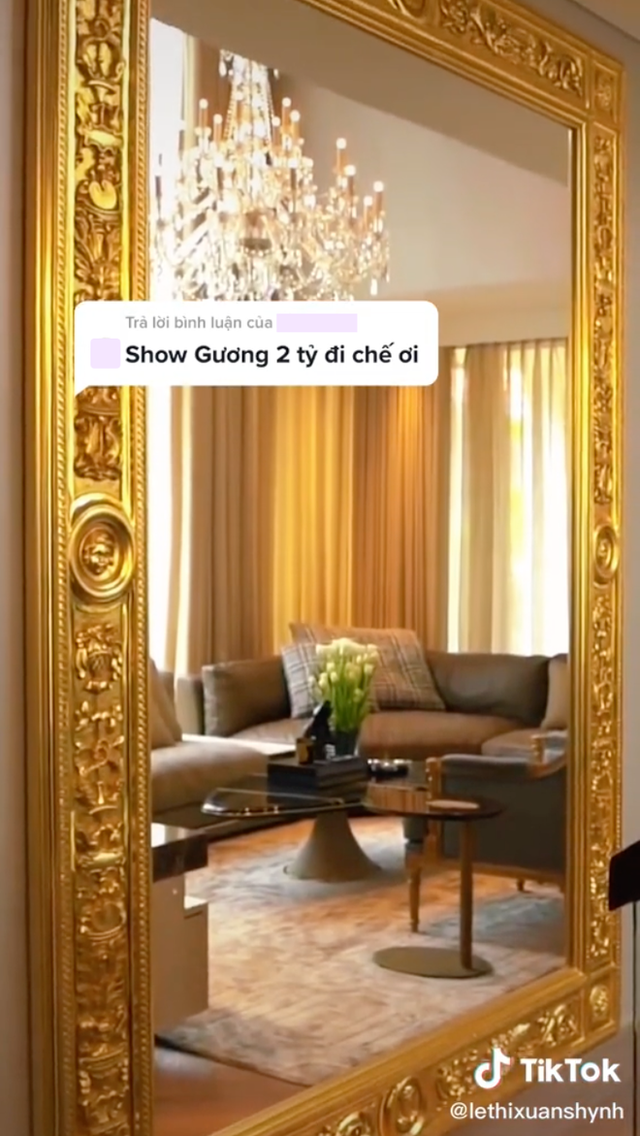  Thái Công gây choáng khi đặt vào nhà nữ đại gia tấm gương giá 2 tỷ, netizen kêu đưa 10 triệu mua về cho cái đẹp hơn - Ảnh 4.