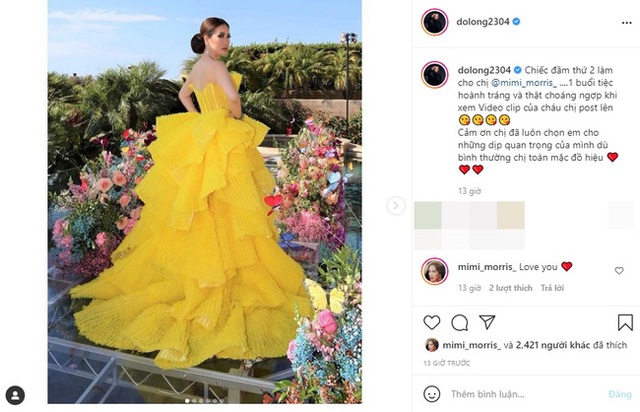 Lộ diện nhà thiết kế Việt làm ra chiếc váy nữ hoàng được triệu phú đô la Mimi Morris mặc trong lễ kỷ niệm ngày cưới tại Mỹ - Ảnh 1.