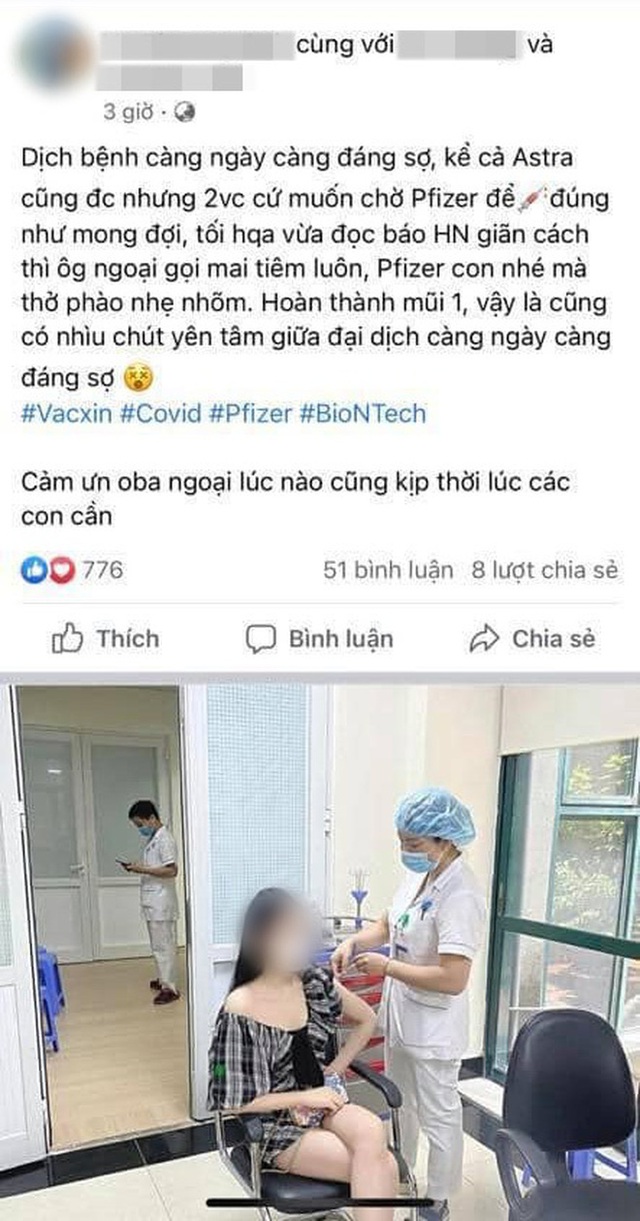Bộ Y tế yêu cầu BV Hữu Nghị giải trình việc Hoa khôi báo chí nhờ ông ngoại nên được tiêm vaccine Covid-19 không cần đăng ký  - Ảnh 2.