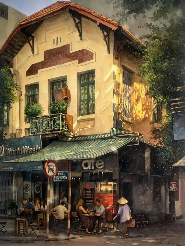 Bộ tranh Hà Nội có sức lan toả nhất lúc này: Một thủ đô đẹp thổn thức qua góc nhìn của người con Sài Gòn - Ảnh 13.