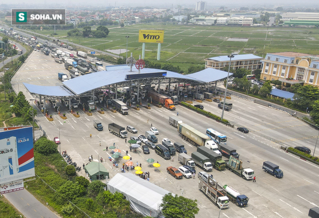  Kiểm soát 100% người và phương tiện vào Hà Nội, xe ùn tắc gần 3km tại trạm thu phí Pháp Vân - Cầu Giẽ - Ảnh 13.