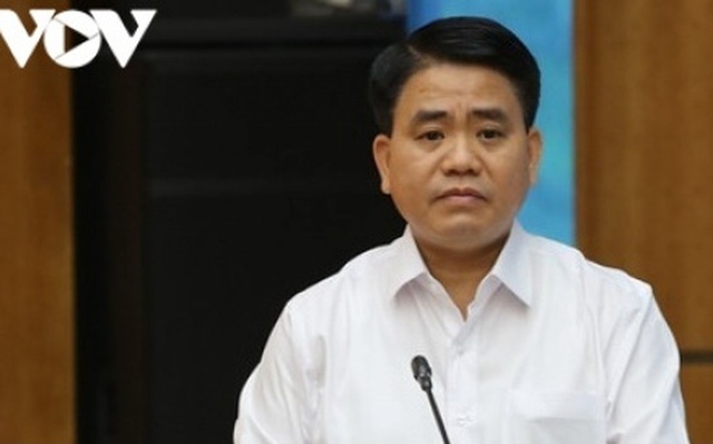 Cựu Chủ tịch UBND TP Hà Nội - ông Nguyễn Đức Chung. (Ảnh: Trọng Phú)