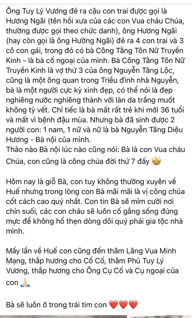  Hà Kiều Anh chính thức lên tiếng và xin lỗi khán giả về ồn ào Công chúa triều Nguyễn - Ảnh 3.