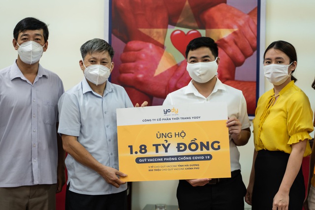 CSR tổng lực giúp YODY đóng góp vào Quỹ Vaccine 1,8 tỉ đồng - Ảnh 3.