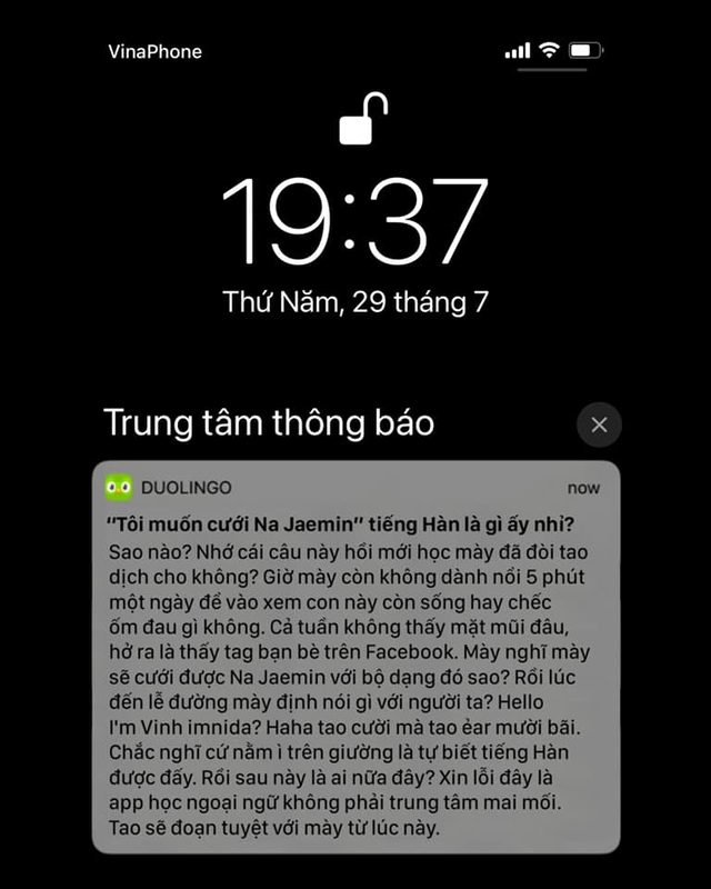 Cận cảnh ứng dụng học ngoại ngữ chuyên mắng người dùng lười biếng, thậm chí dỗi luôn - Ảnh 1.