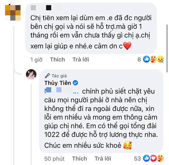 Bị thắc mắc 1 tháng chưa thấy quà hỗ trợ mùa dịch từ Thuỷ Tiên, chính chủ nói rõ lý do có hợp tình hợp lý?  - Ảnh 1.