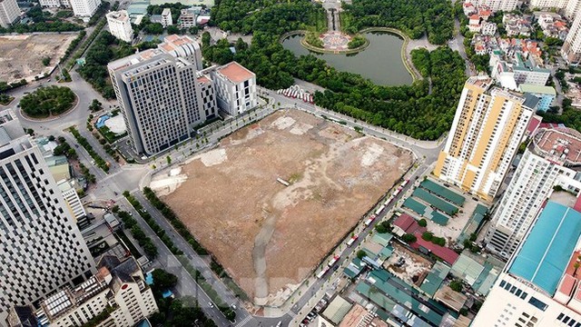 Nhìn từ Flycam khu đất 3,2ha xây dựng Đại sứ quán Mỹ trị giá 1,2 tỉ USD ở Hà Nội - Ảnh 4.