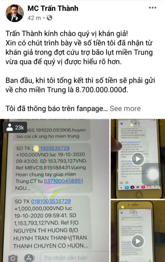 Netizen tổng tấn công đòi sao kê từ thiện, phát ngôn của Trấn Thành hot lại: Phải giải trình thì thà tụi em không làm, đó không phải nhiệm vụ - Ảnh 5.