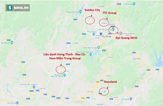  Các đại gia Đại Quang Minh, Novaland, Hưng Thịnh, TTC... phân chia Đà Lạt như thế nào?  - Ảnh 1.