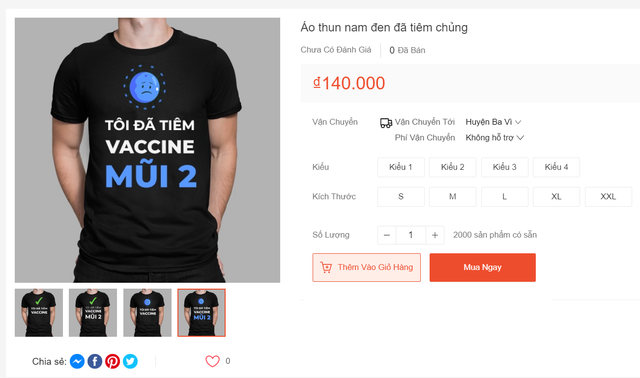 Áo “chứng nhận tiêm vaccine”, ốp điện thoại in mã QR gây sốt chợ mạng, giá chỉ từ 80K - Ảnh 1.