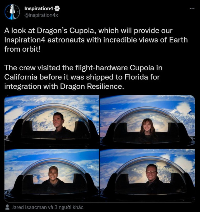  Ngắm nhìn Trái Đất và vũ trụ từ ý tưởng tàu vũ trụ Dragon Cupola mới của SpaceX - Ảnh 3.