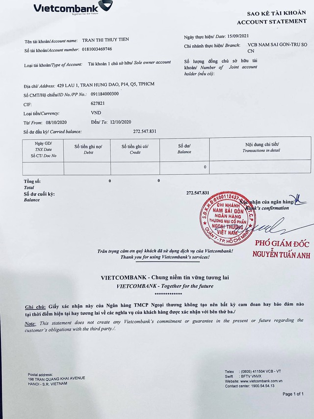 NÓNG: Thuỷ Tiên chính thức TUNG link sao kê như đã hứa và khẳng định vẫn sẽ làm thiện nguyện - Ảnh 1. NÓNG: Thuỷ Tiên chính thức TUNG link sao kê như đã hứa và khẳng định vẫn sẽ làm thiện nguyện - Ảnh 1.