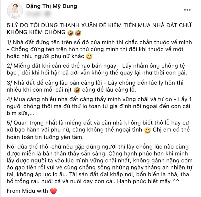 Giảng viên Midu dùng thanh xuân để MUA NHÀ ĐẤT chứ không kiếm chồng, Shark Linh đồng ý lấy chồng sớm... quá sai lầm! - Ảnh 1.