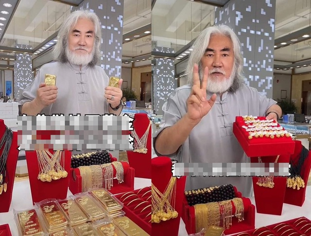  Tài tử Thiên long bát bộ: Hết thời, livestream bán vàng kiếm tiền, 70 tuổi lấy vợ đáng tuổi con - Ảnh 7.