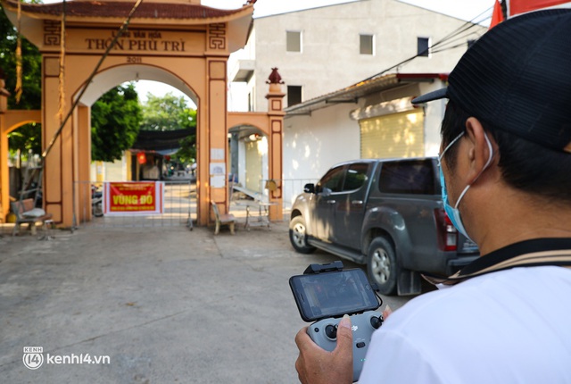  Ảnh: Cận cảnh địa phương đầu tiên tại Hà Nội sử dụng flycam giám sát người dân tại khu vực phong toả - Ảnh 3.