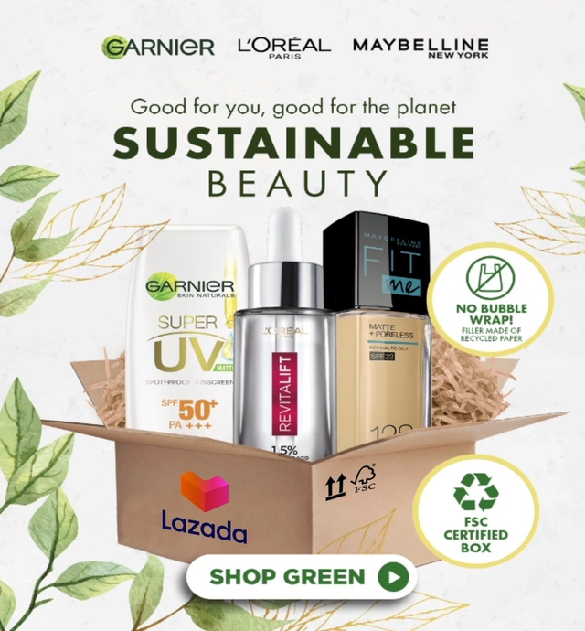 Làm đẹp bền vững: L’Oréal hợp tác cùng Lazada nỗ lực giảm bao bì nhựa và tăng vật liệu tái chế  - Ảnh 3.