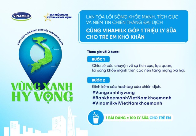 Cùng góp điểm xanh, cho Việt Nam khoẻ mạnh – Hoạt động của Vinamilk để mang 1 triệu ly sữa cho trẻ em khó khăn - Ảnh 2.