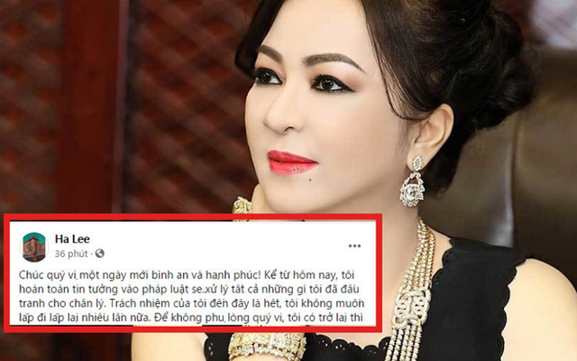 Bà Phương Hằng bất ngờ tuyên bố Trách nhiệm của tôi đến đây là hết, tiết lộ nội dung những buổi trò chuyện tiếp theo