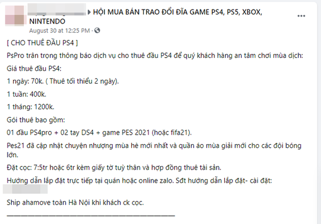 Đóng cửa 5 tháng trời vì COVID-19, chủ quán PS4 ‘gồng mình’ cho thuê máy để cầm cự qua ngày - Ảnh 2.