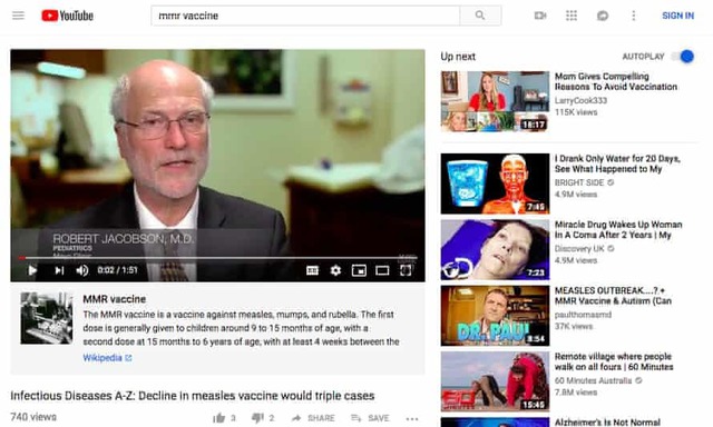 YouTube chặn mọi nội dung anti vắc xin - Ảnh 1. YouTube chặn mọi nội dung anti vắc xin - Ảnh 1.