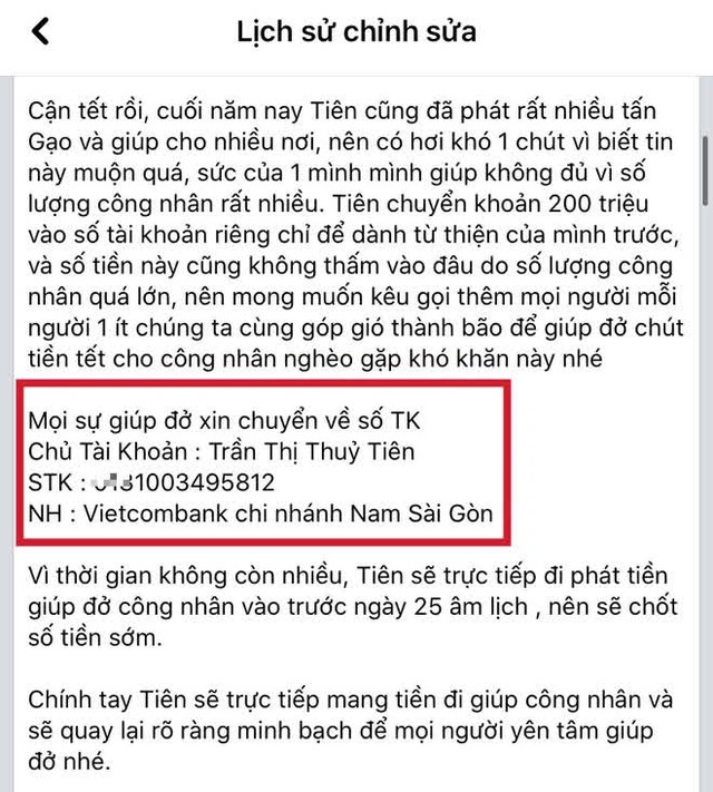 Netizen soi Thuỷ Tiên sử dụng 3 số tài khoản ngân hàng kêu gọi từ thiện nhưng chỉ sao kê 1, thực hư là gì? - Ảnh 3.