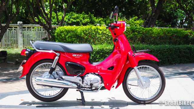   Launching Super Cub motorbike to break the island to save gas, drink 1.4 liters per 100km, very fragrant price - Photo 9.