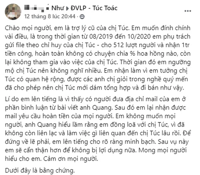 Hot girl PT hàng đầu Việt Nam dính phốt ăn cắp chất xám đem tổng hợp tài liệu rồi bán để làm từ thiện - Ảnh 4.