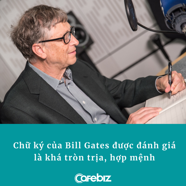 Chữ ký chứa cả bầu trời phong thủy của Bill Gates: Nhìn xong bạn mới biết tại sao mình mãi nghèo! - Ảnh 3.